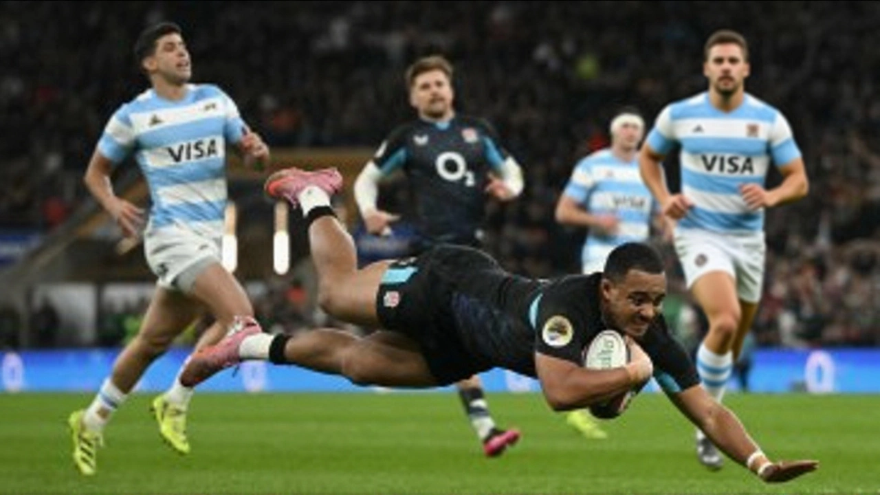 England 27-23 Argentina: Max Ojomoh shines as hosts complete autumn clean sweep